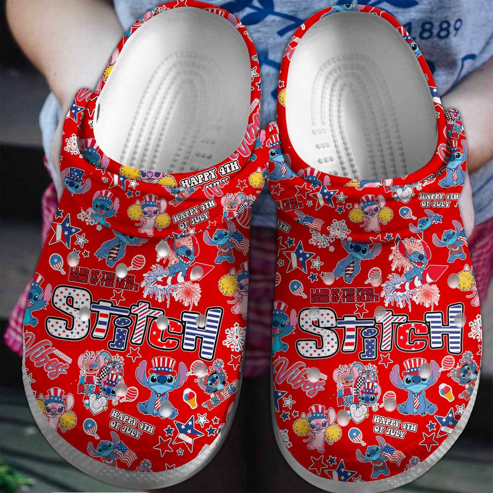 celebration stitch red clogs for kids and adults vhput
