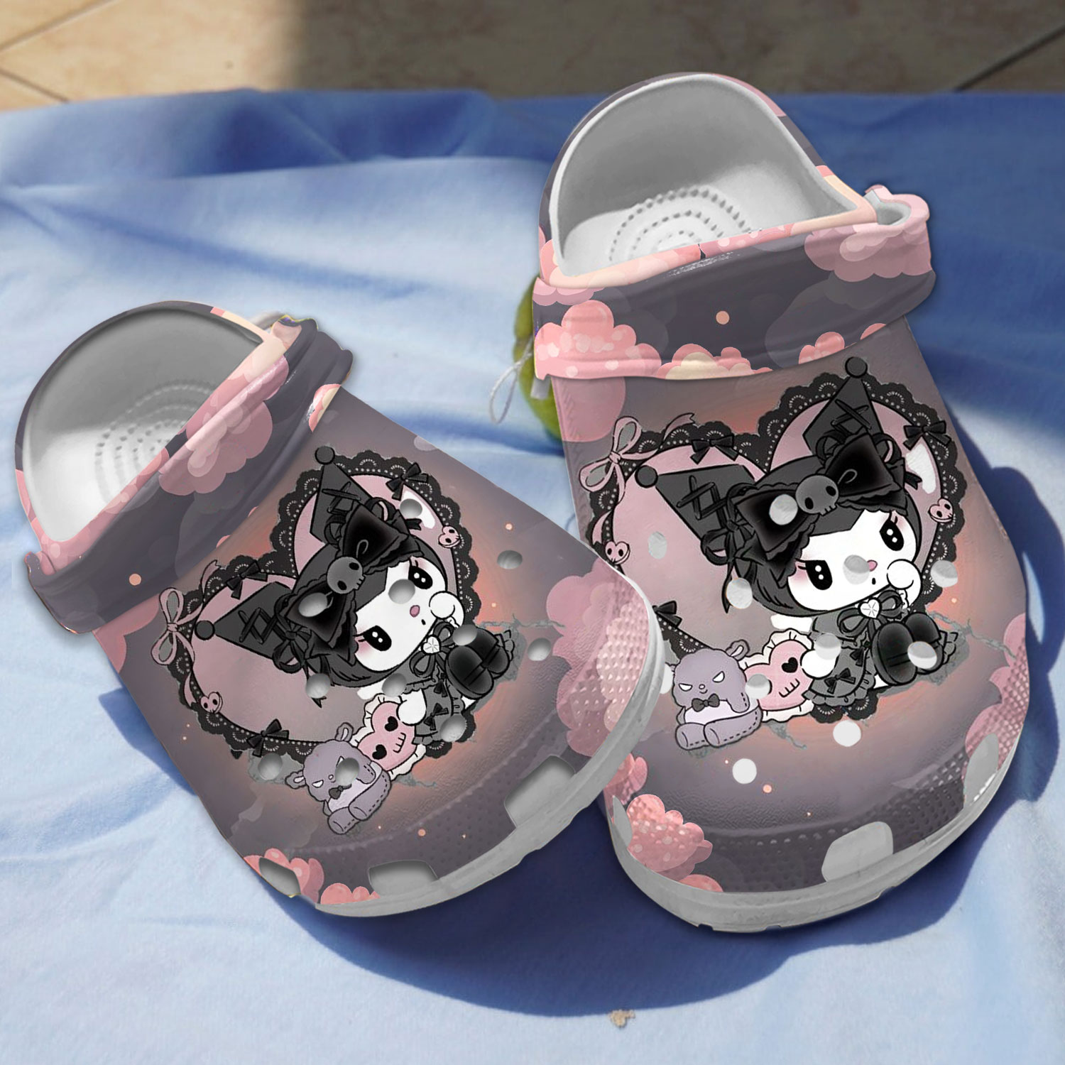 charming fashionable kuromi cartoon clogs for kids and adults j8ppm