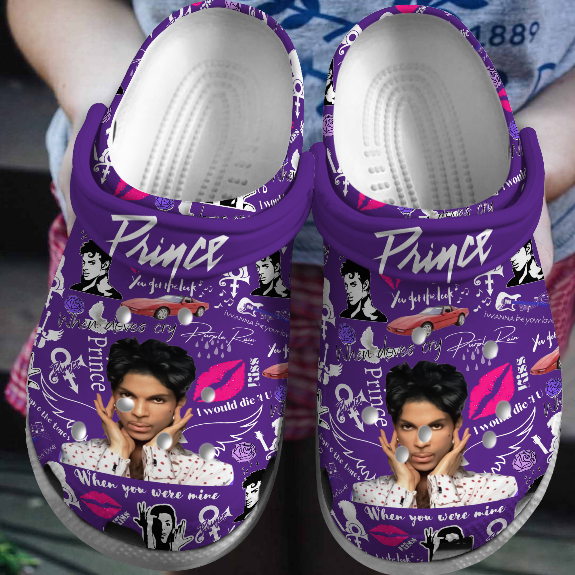 charming violet sandals prince music clogs fast shipping worldwide k092i
