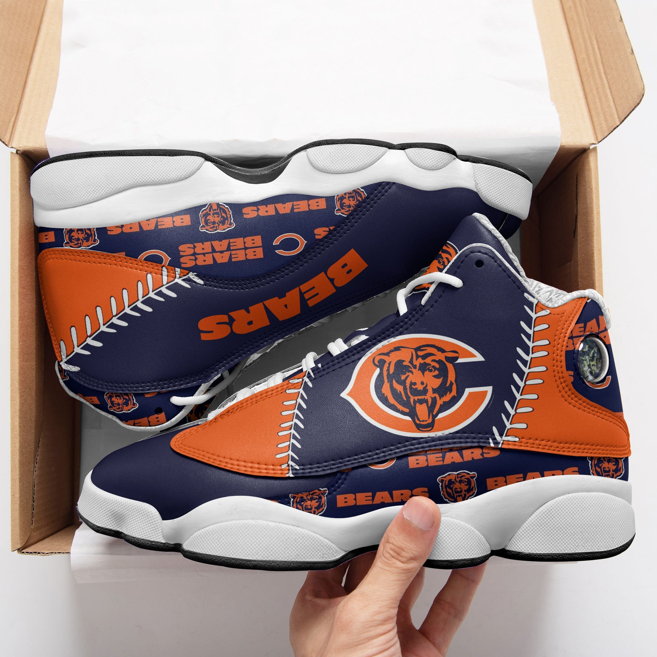 chicago bears ajd13 sneakers 855 y6tpk