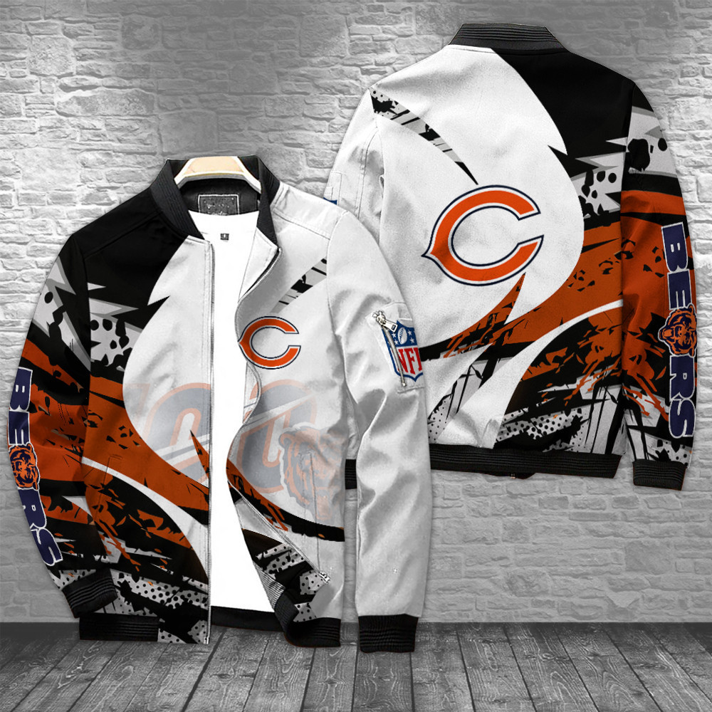 chicago bears bomber jacket bg147 rzahj