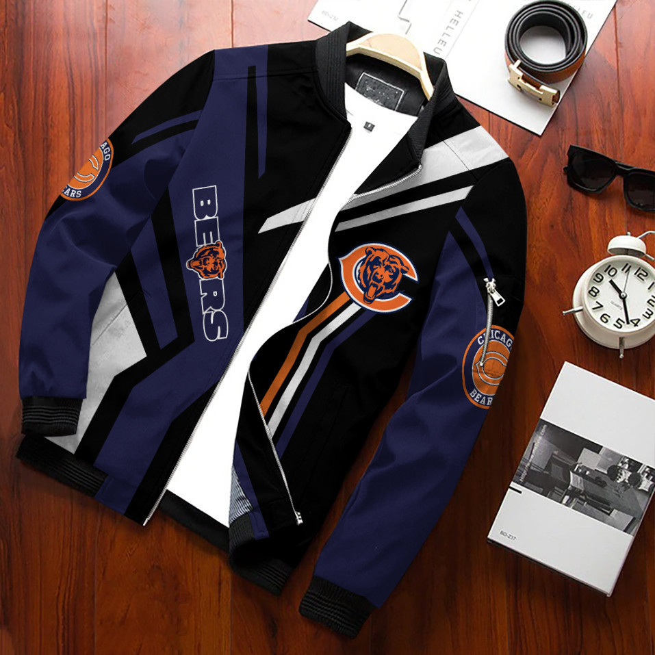 chicago bears bomber jacket bg212 qx4pz