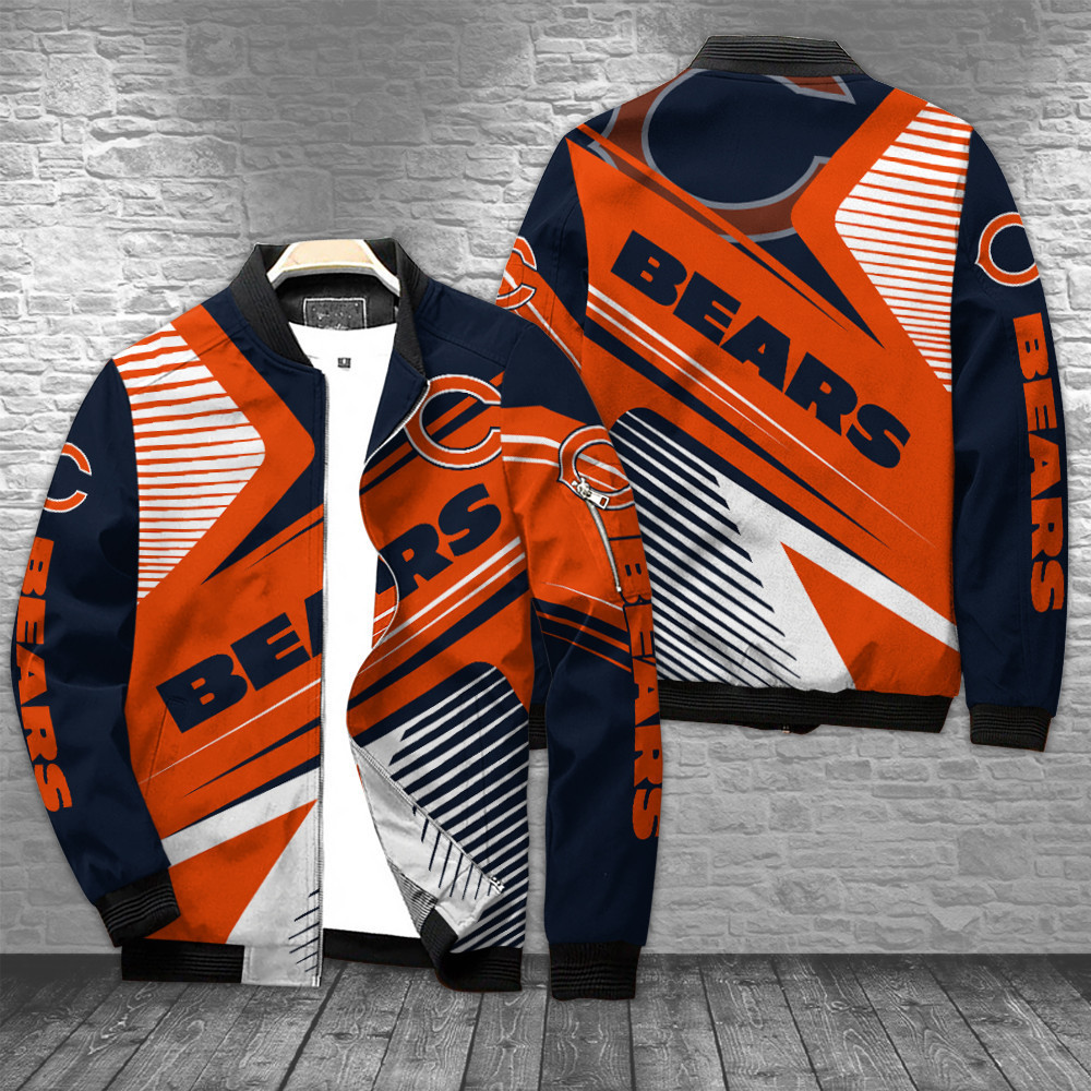 chicago bears bomber jacket bg226 v8ks3