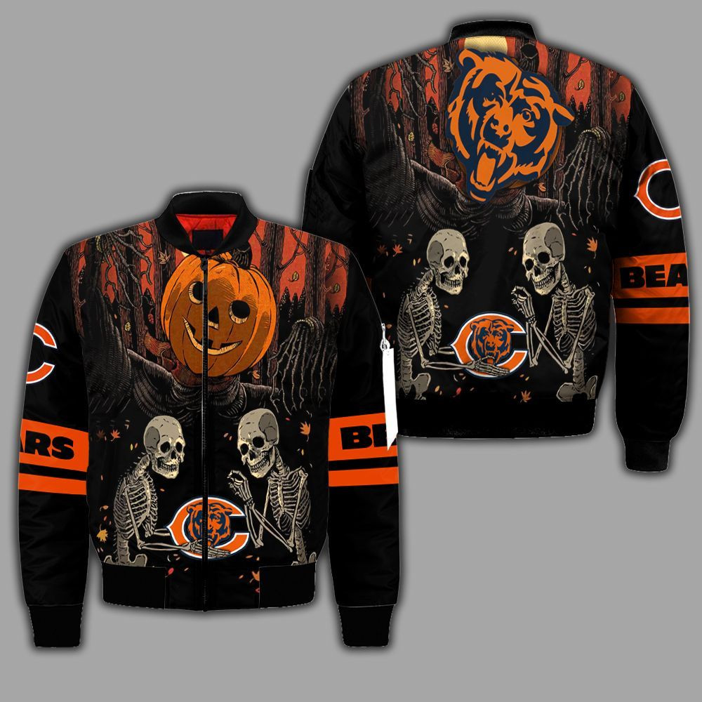 chicago bears halloween bomber jacket 133 p7jah