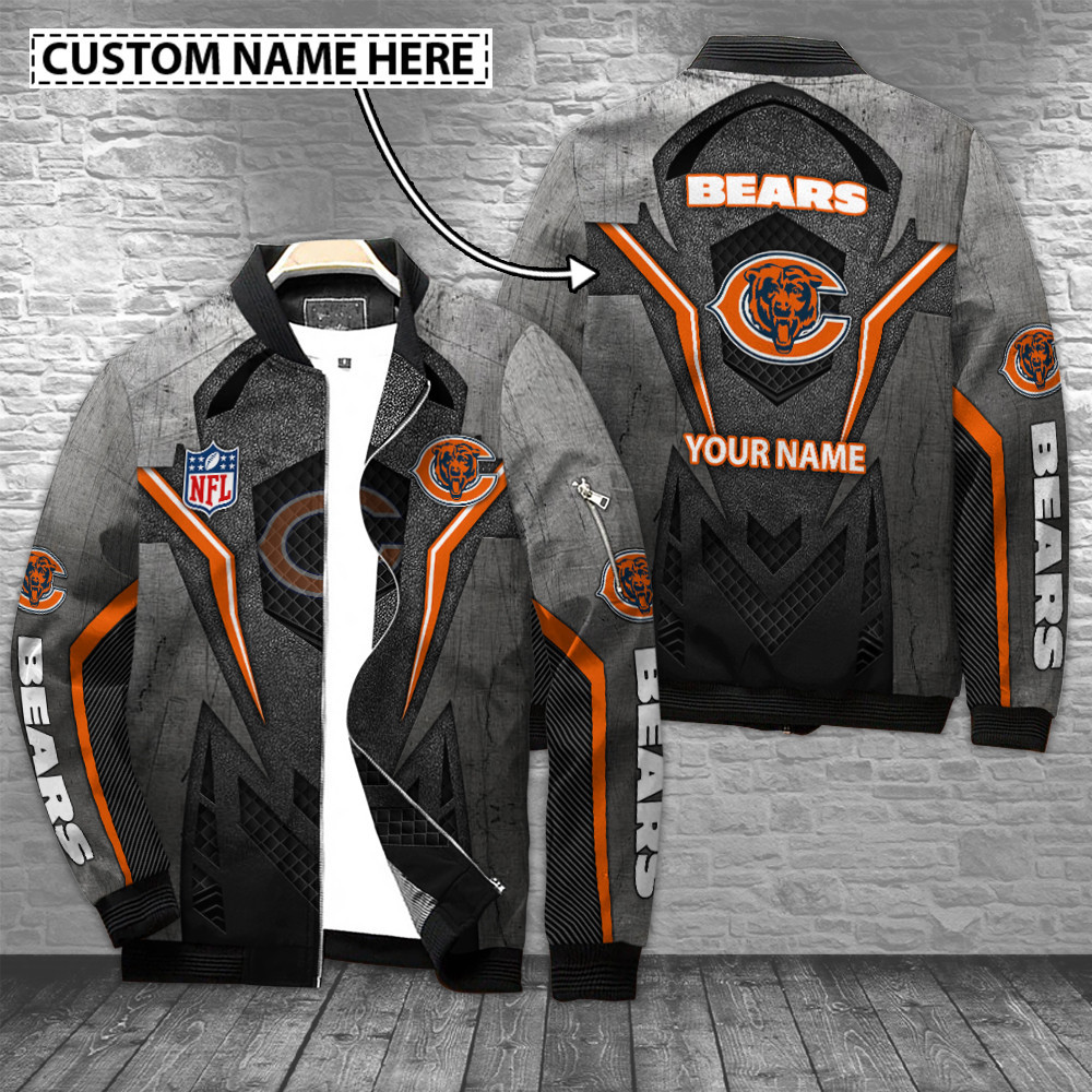 chicago bears personalized bomber jacket bg662 nijcd