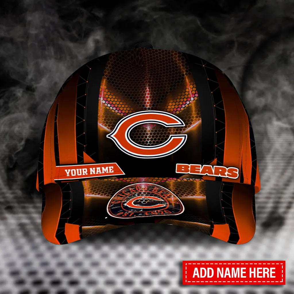 chicago bears personalized classic cap bb558 lzr8h
