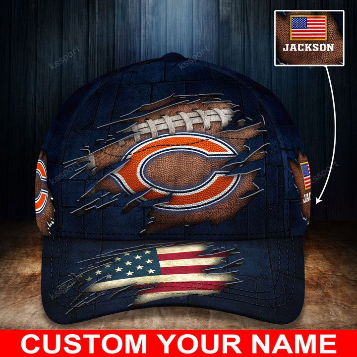 chicago bears personalized classic cap bg219 oq63k