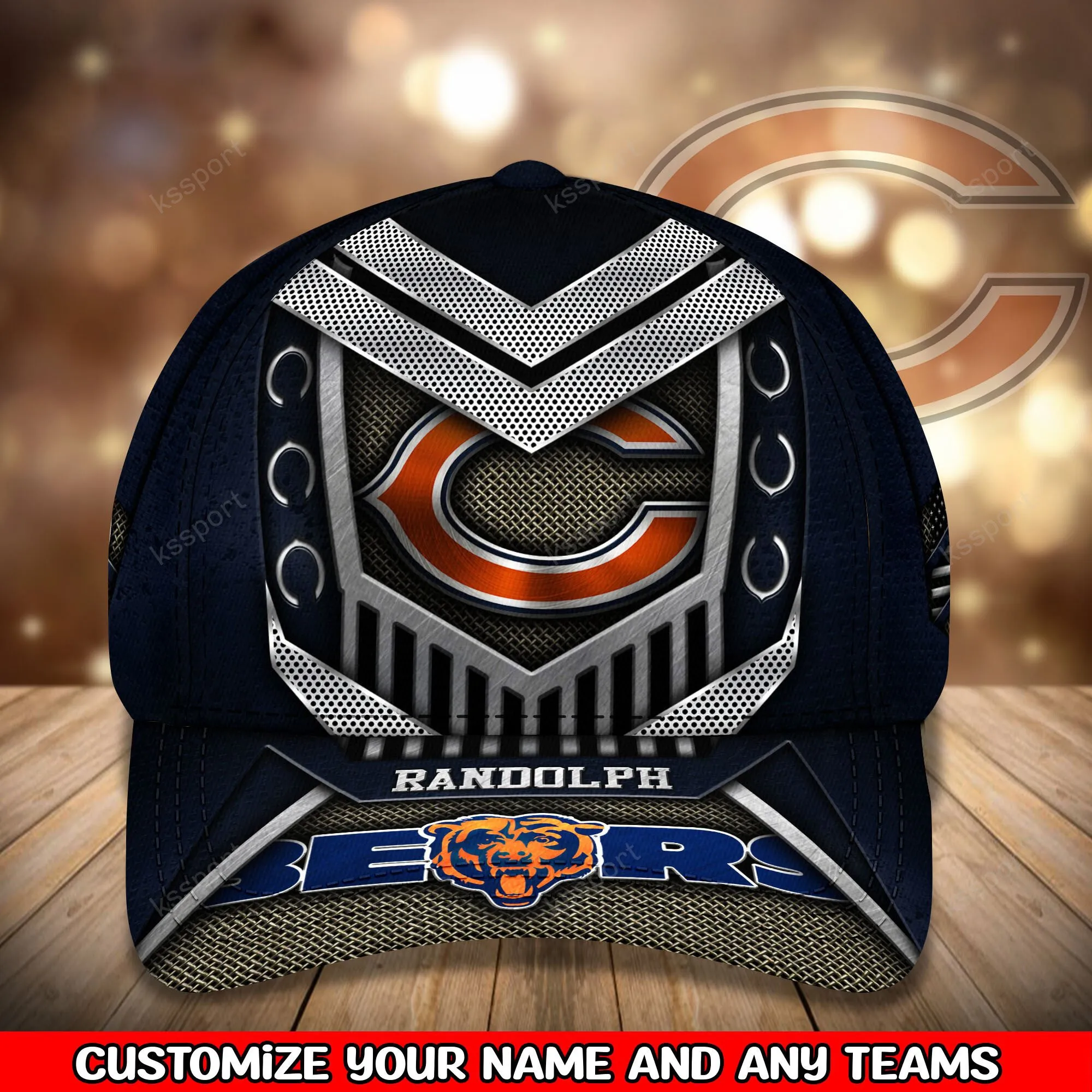 chicago bears personalized classic cap bg766 twqsq