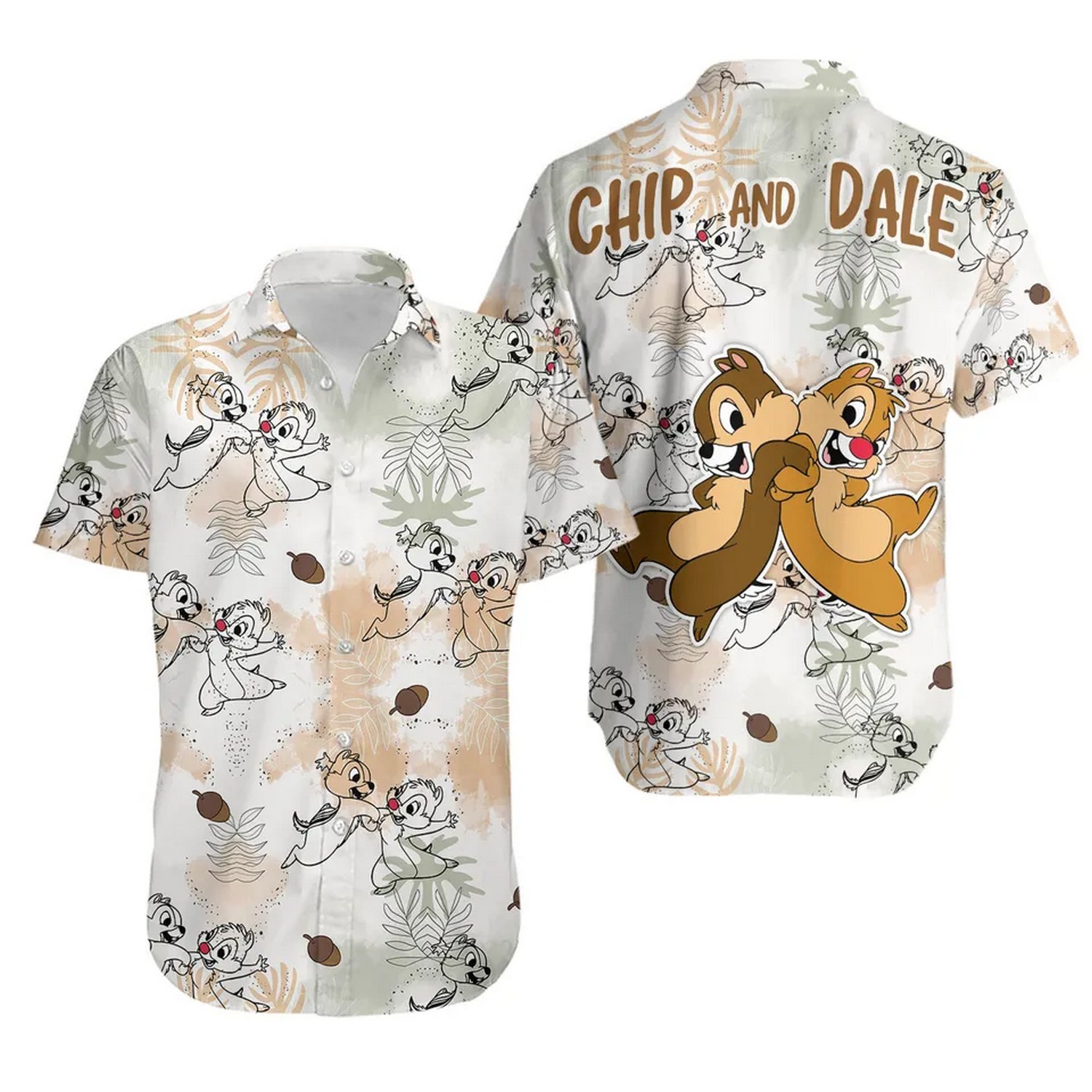 chip and deale friends hawaiian shirt azikj