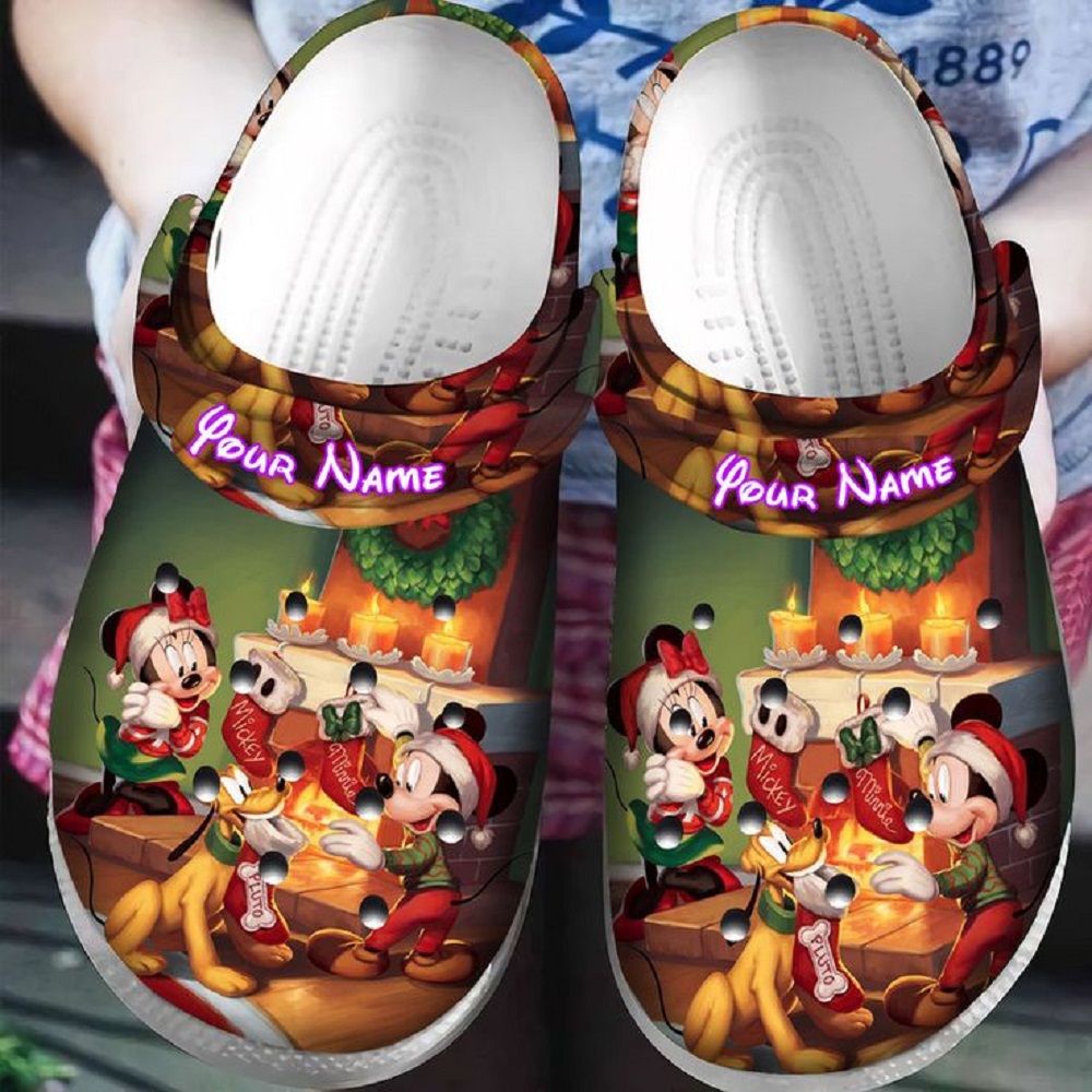chrismas mickey and minnie mouse clogs for kids 26 adults cyhw7