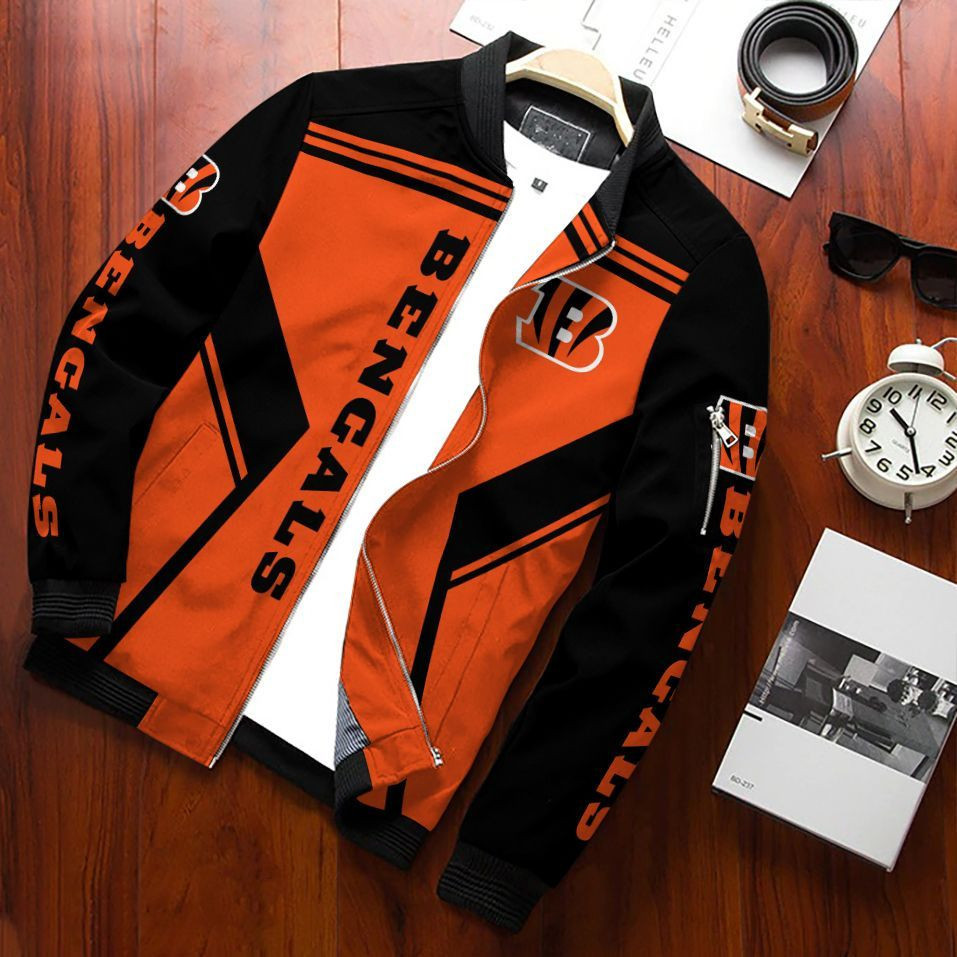 cincinnati bengals bomber jacket 100 2jxhy