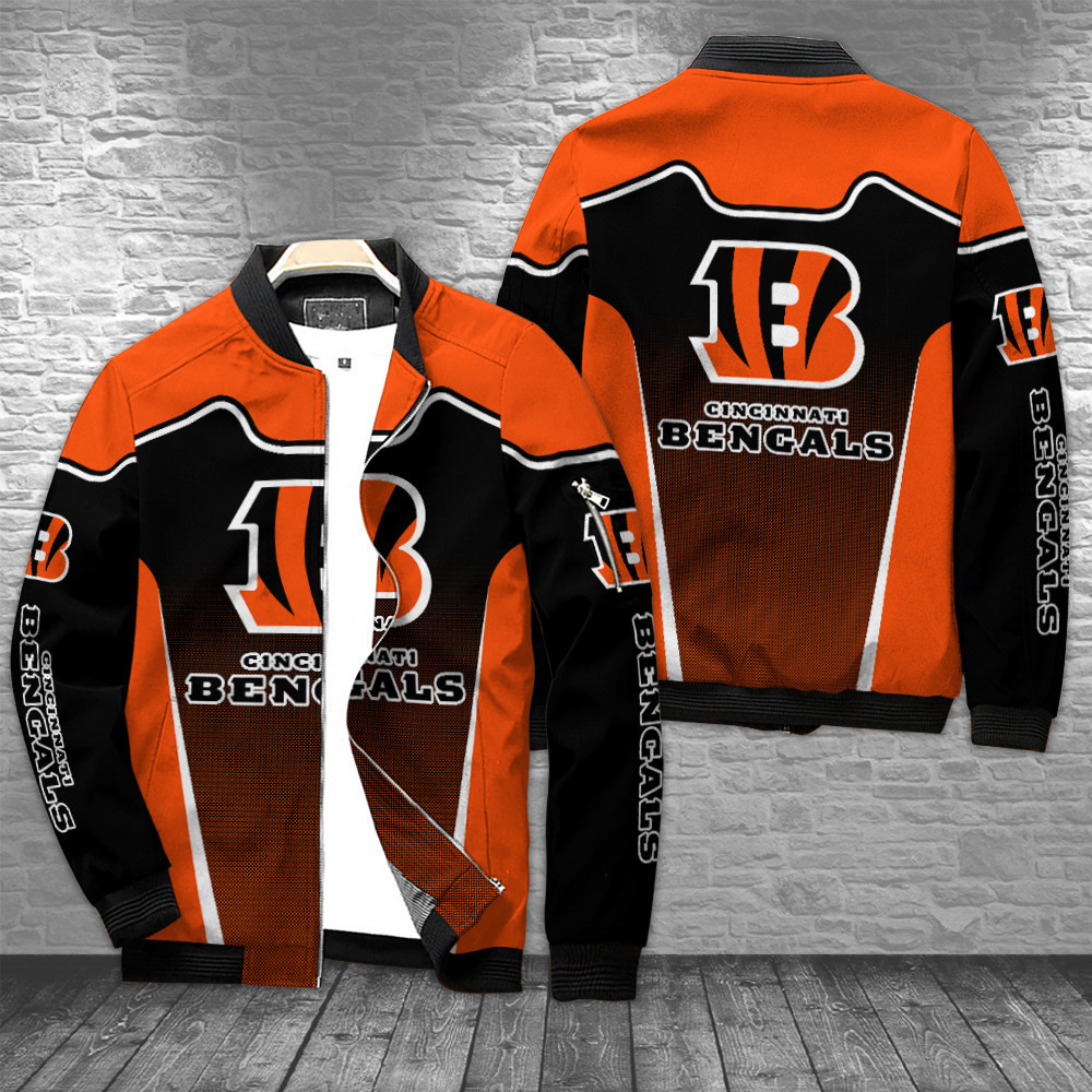 cincinnati bengals bomber jacket bg140 xdiwz