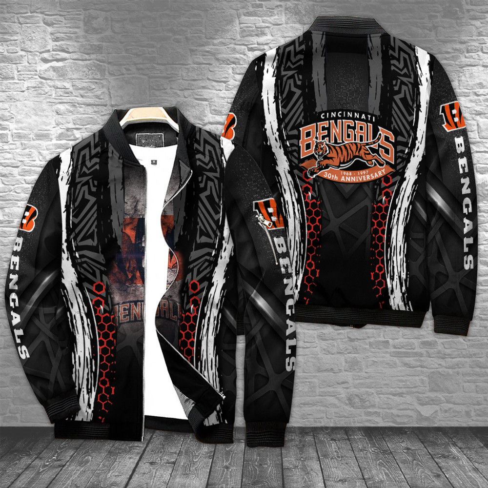 cincinnati bengals bomber jacket bg197 d52dc