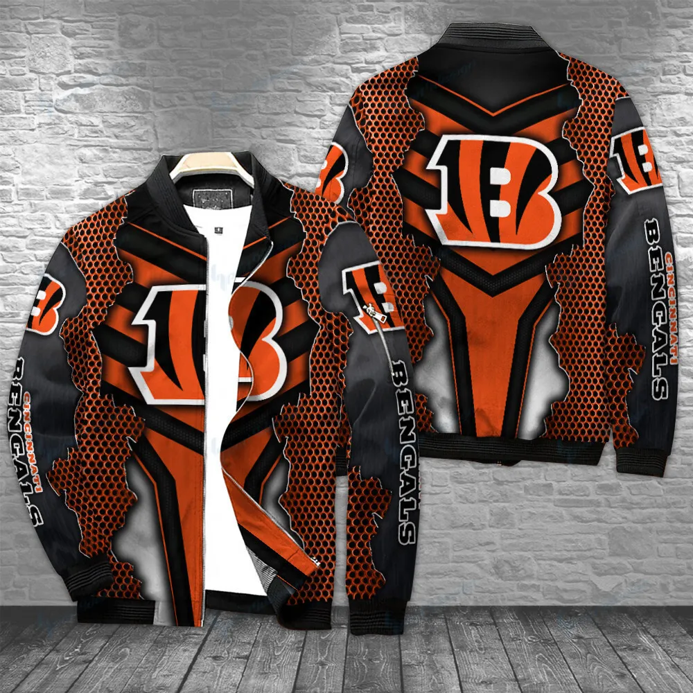 cincinnati bengals bomber jacket bg294 n2idj
