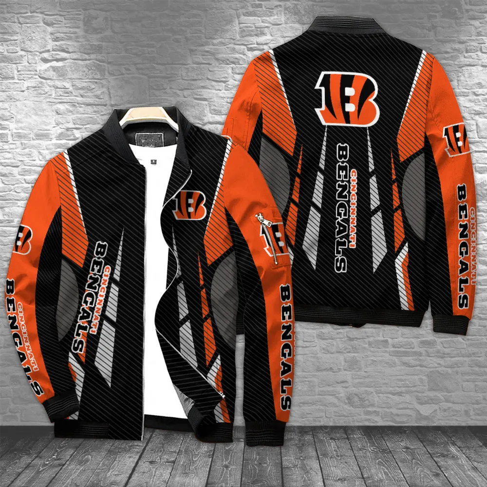 cincinnati bengals bomber jacket bg768 gsw3l