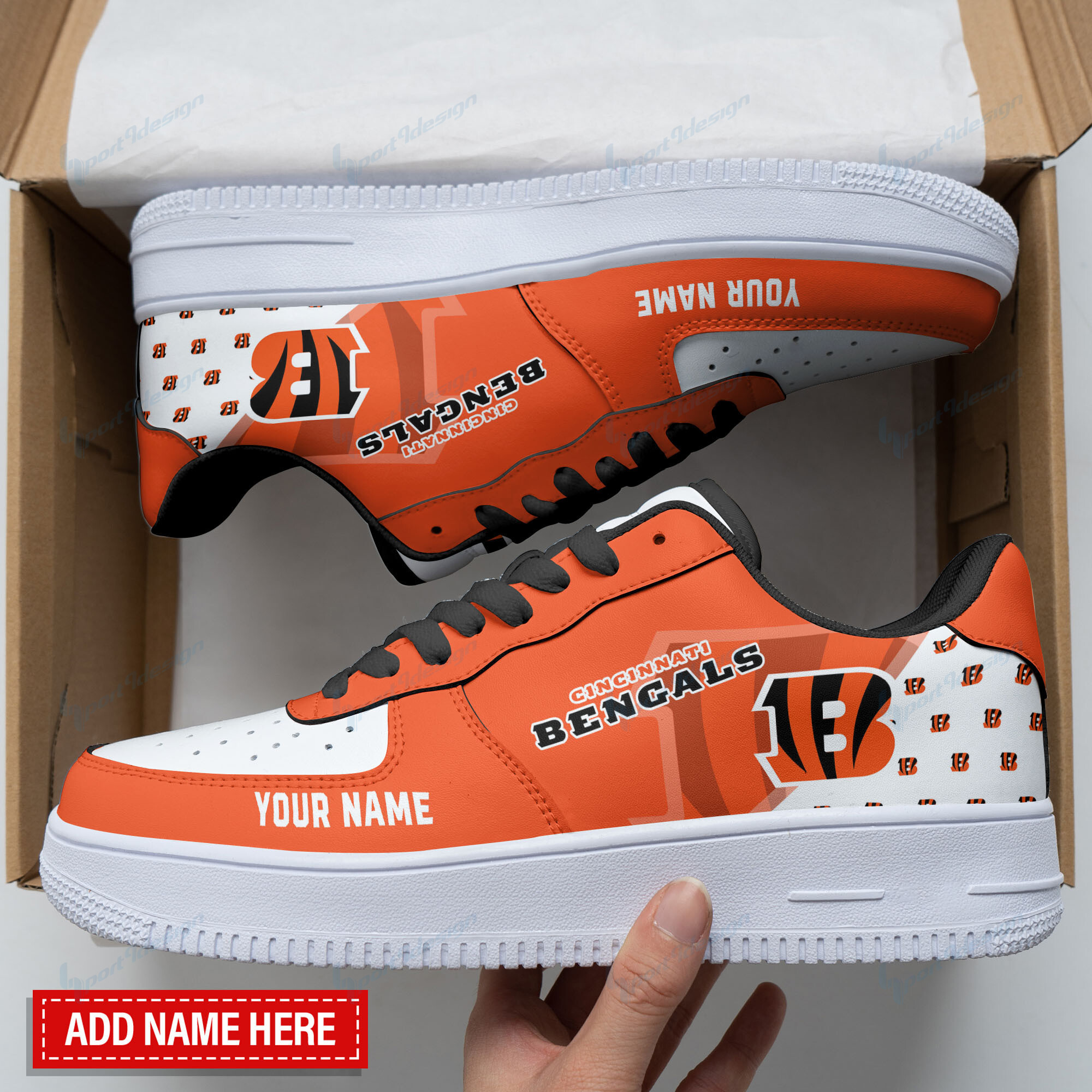 cincinnati bengals personalized af1 shoes bg130 0xlib
