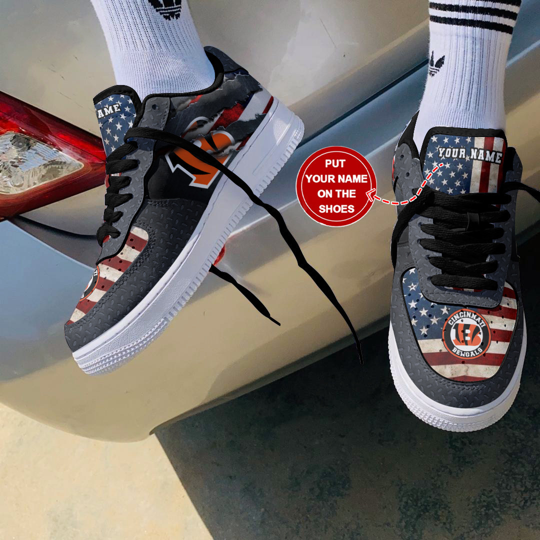 cincinnati bengals personalized af1 shoes bg166 xdyxe