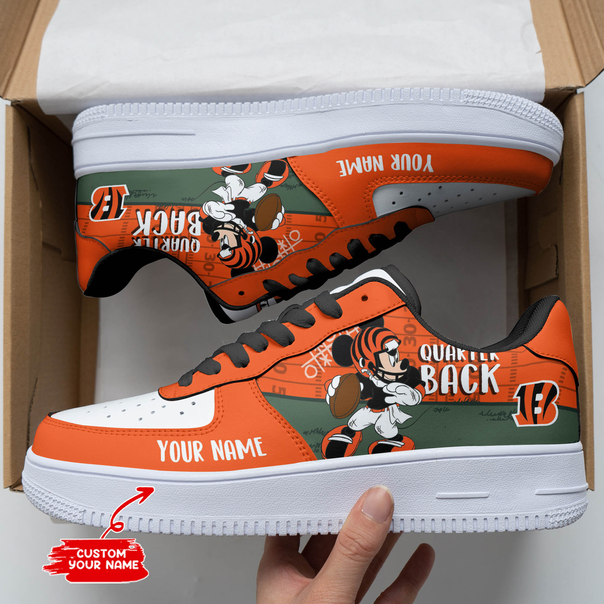 cincinnati bengals personalized af1 shoes bg250 2sb0b