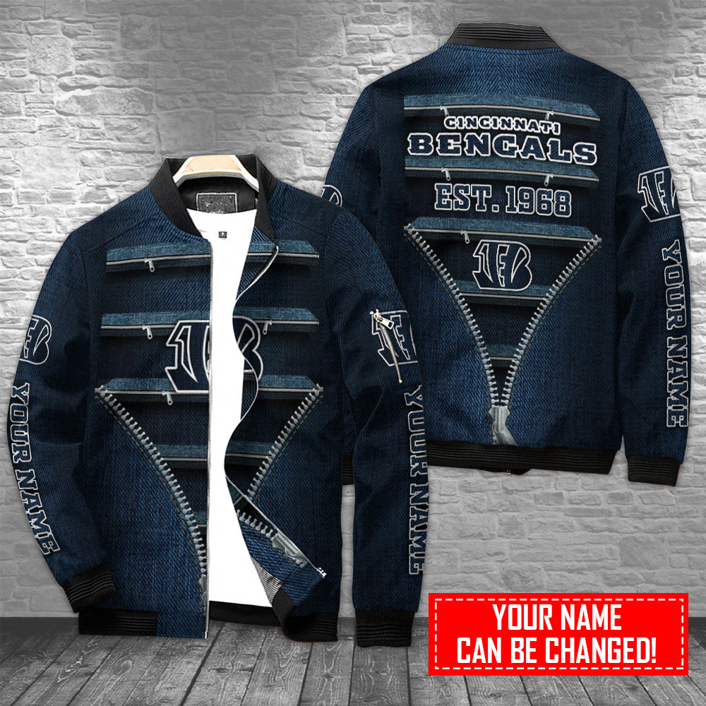 cincinnati bengals personalized bomber jacket bg860 6ewwb
