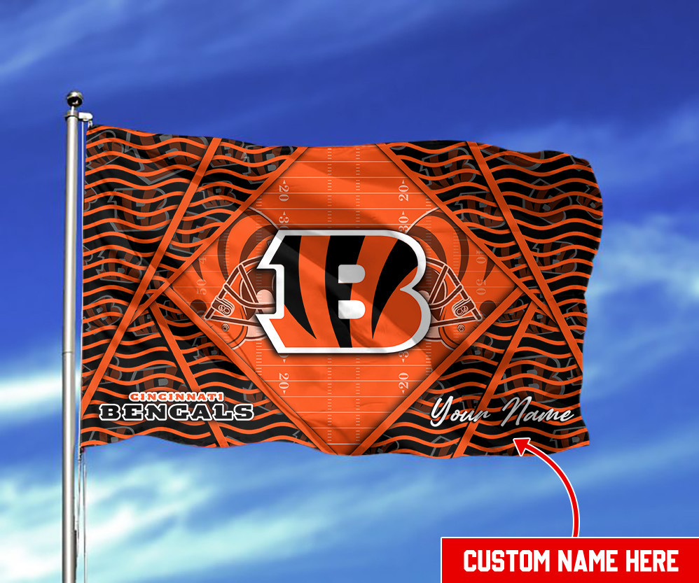 cincinnati bengals personalized flag 404 pgyqh