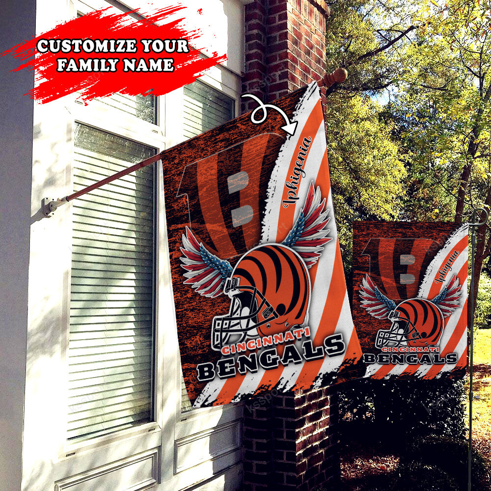 cincinnati bengals personalized flag 448 ivujx