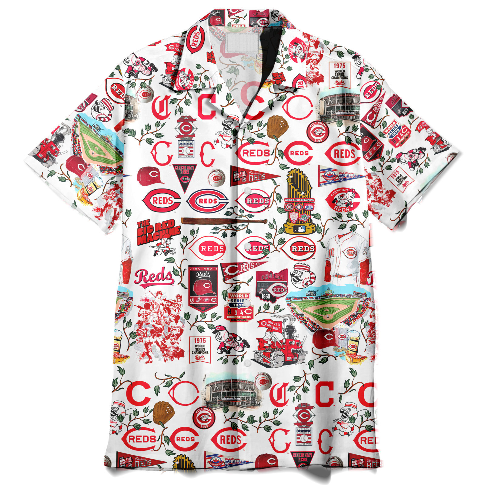 cincinnati reds homeruns hibiscus and golden memories hawaiian shirt owl ohh ybcsi