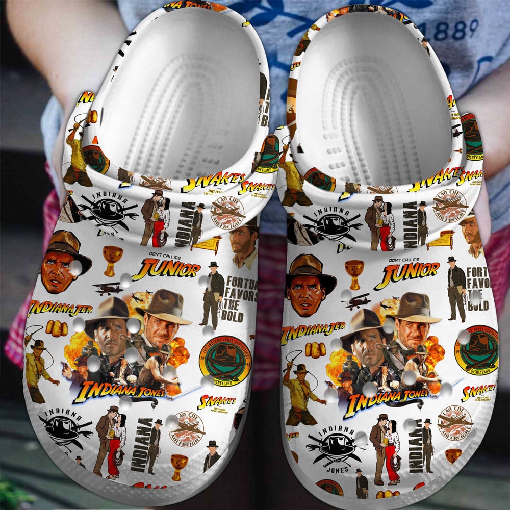classic action movie indian jones white clogs for kids 26 adults kgyvn