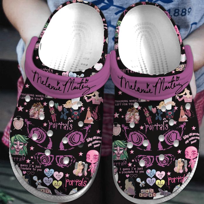 classic melanie martinez black clogs for kids 26 adults 8rhid