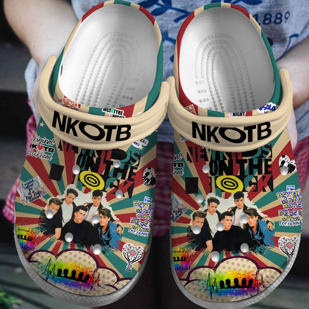 classic new kids on the block music clogs for kids and adults tj6fi