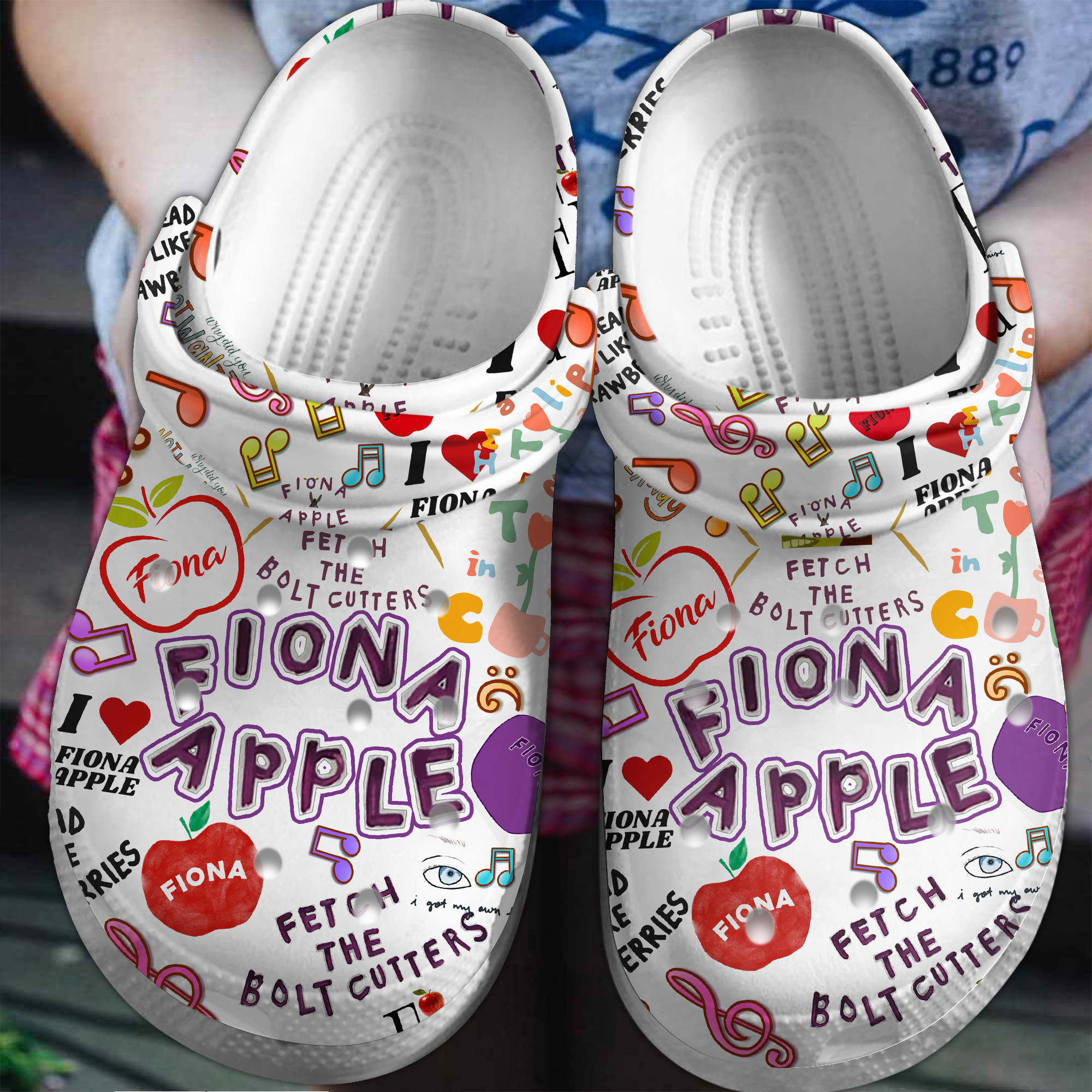 classic white fiona apple music clogs for kids and adults eprqs
