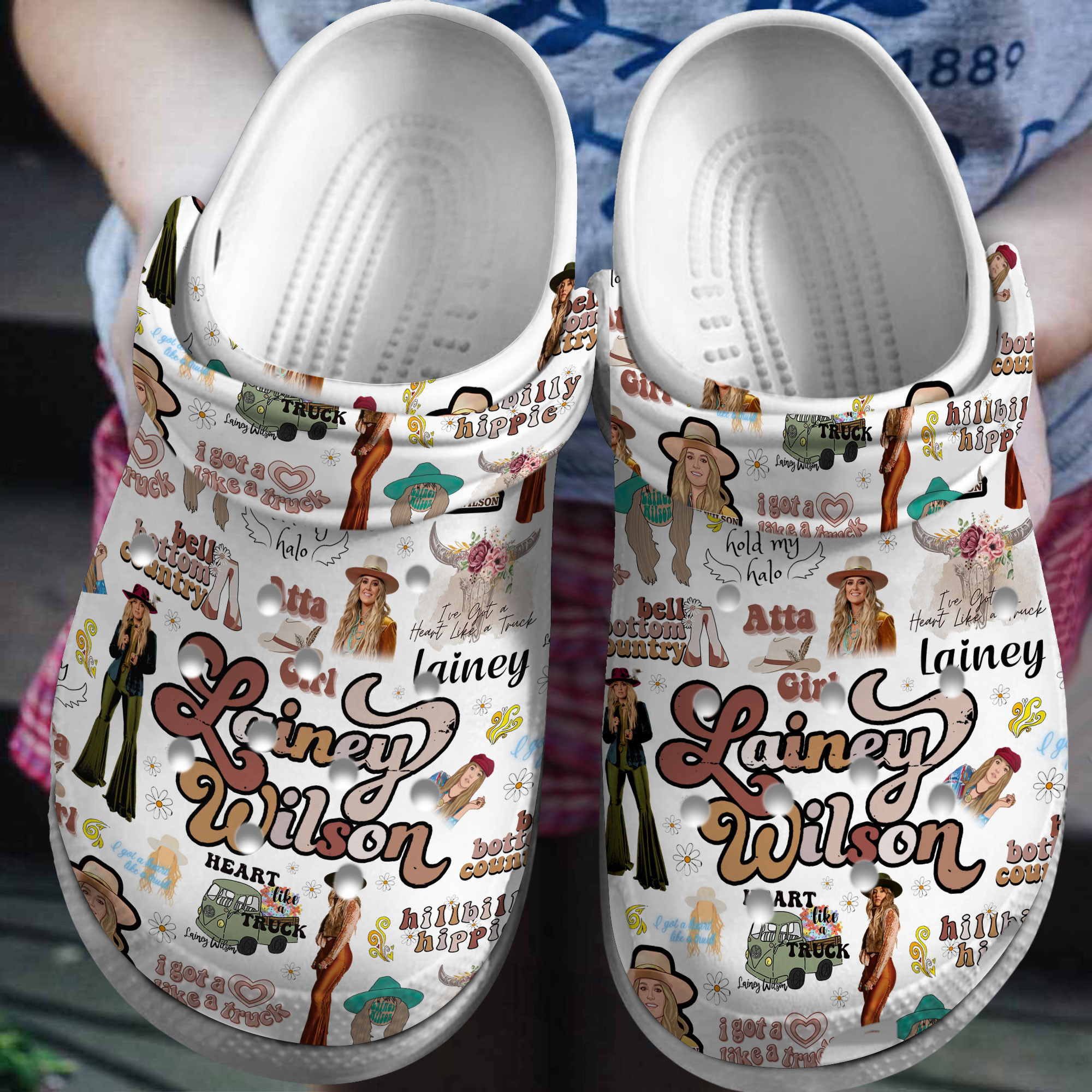 classic white lainey wilson music clogs fast shipping worldwide yh0o3
