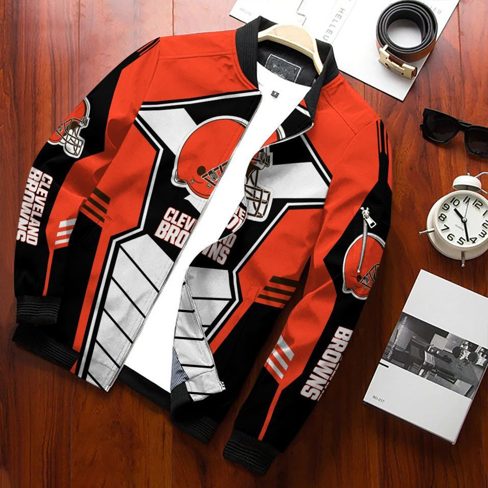 cleveland browns bomber jacket 254 htowg
