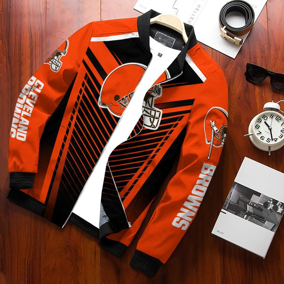 cleveland browns bomber jacket 292 fung1