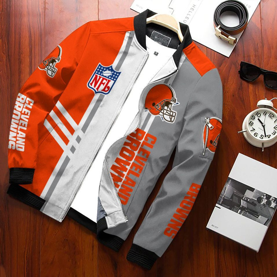 cleveland browns bomber jacket 298 czmwv