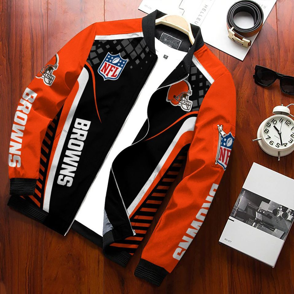 cleveland browns bomber jacket 336 jqcqr