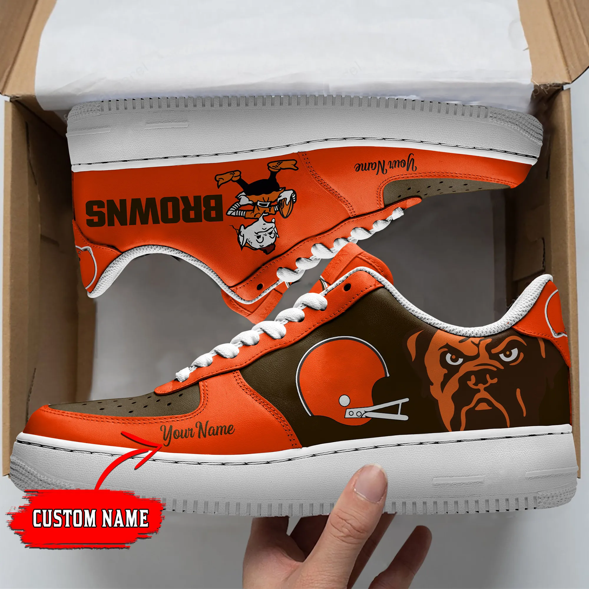 cleveland browns personalized af1 shoes bg14 ypohq