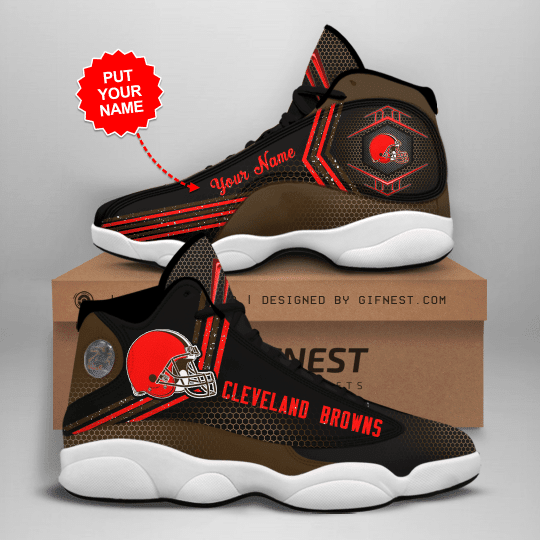 cleveland browns personalized ajd13 sneakers 1041 ynmfb