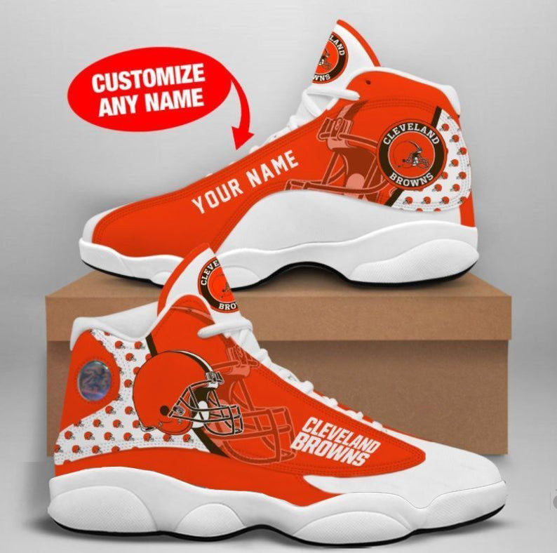 cleveland browns personalized ajd13 sneakers 938 yly0m