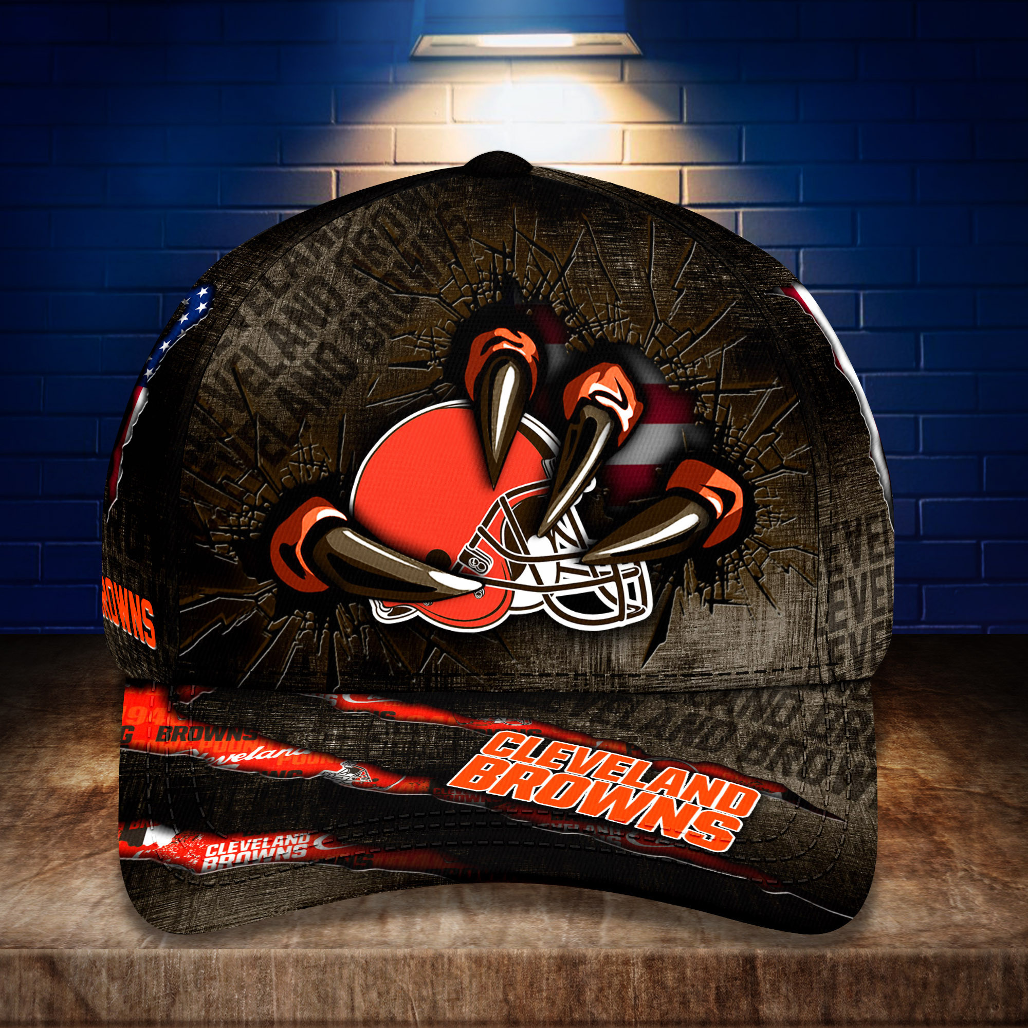 cleveland browns personalized classic cap bg251 drww2