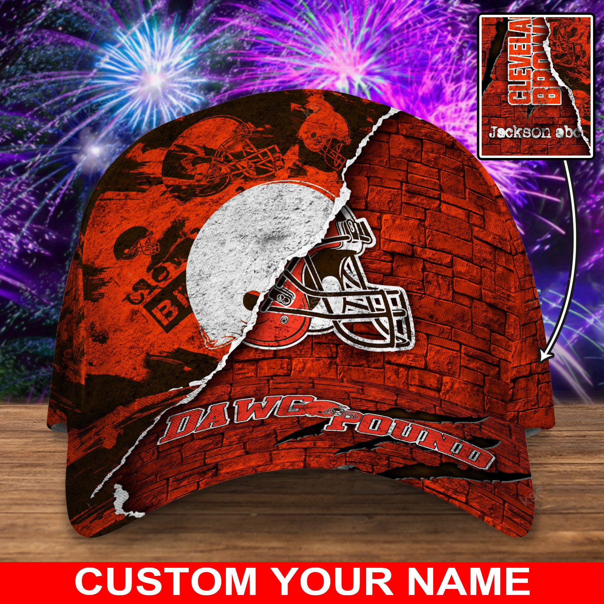 cleveland browns personalized classic cap bg822 ikkif