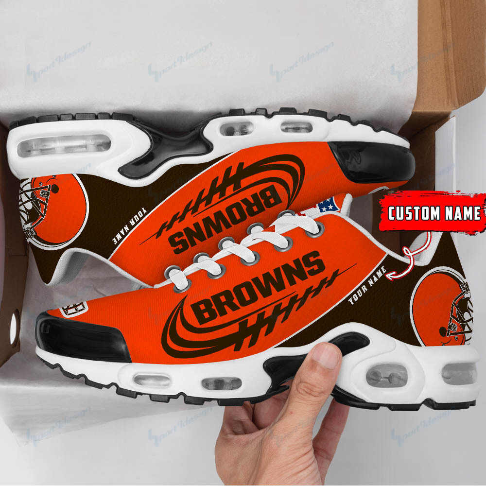 cleveland browns personalized plus t n youth sneakers bg04 pmx53