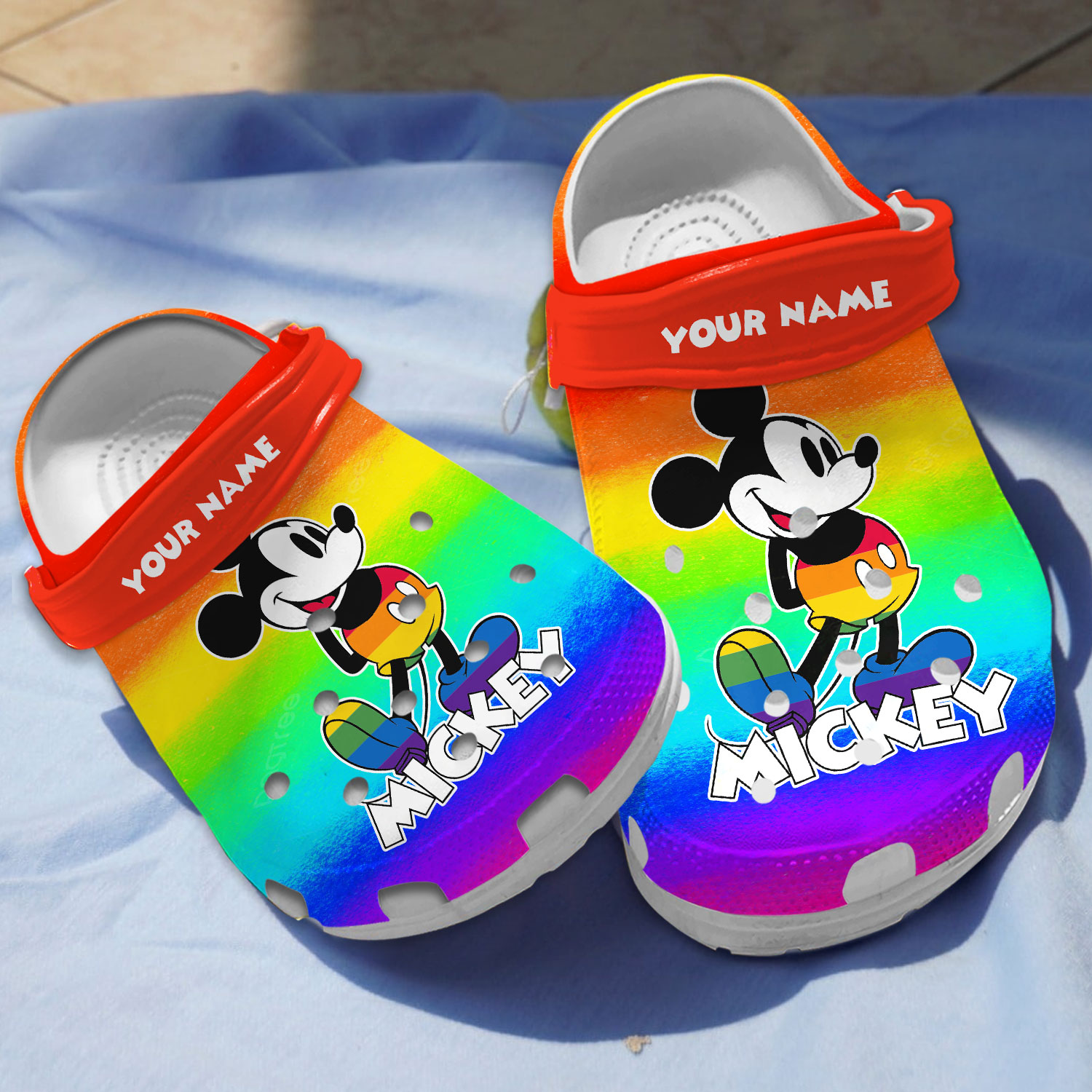 colorful classic mickey mouse cartoon clogs for kids and adults luci7