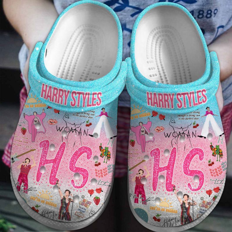 colorful design singer harry styles one direction clogs shoes for kids 26 adults paqan
