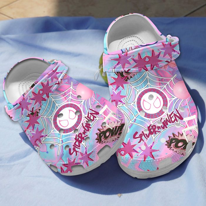 colorful footwear ghost spider gwen stacy clogs ox2cx