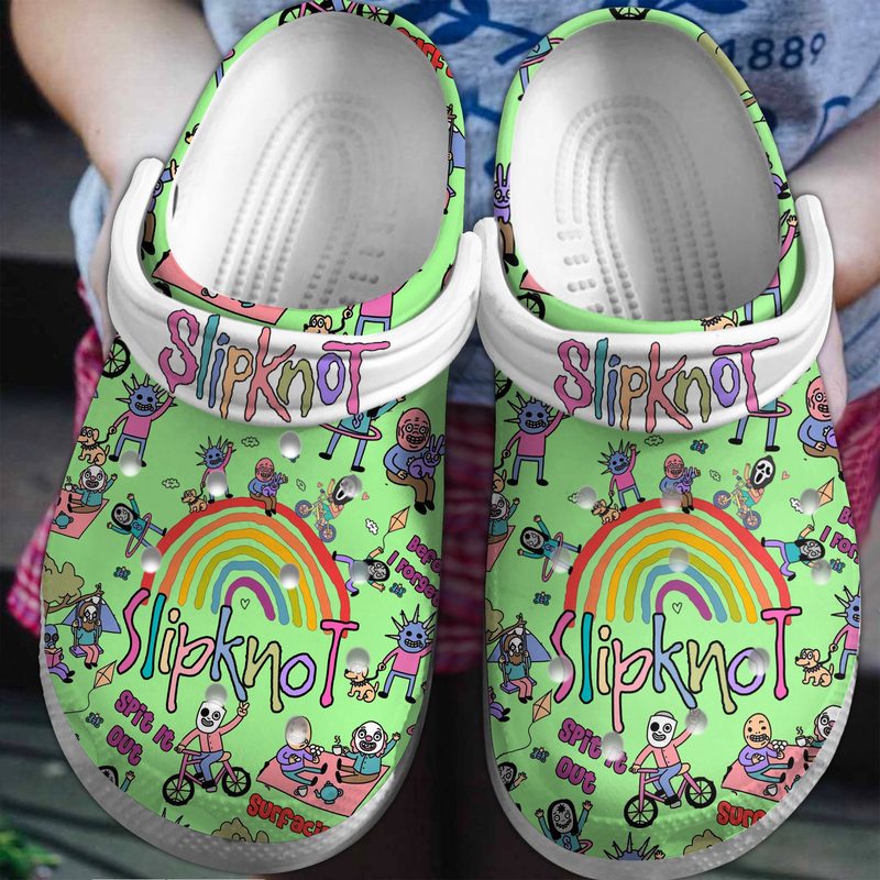 colorful slipknot music clogs shop now for a special price qt09j