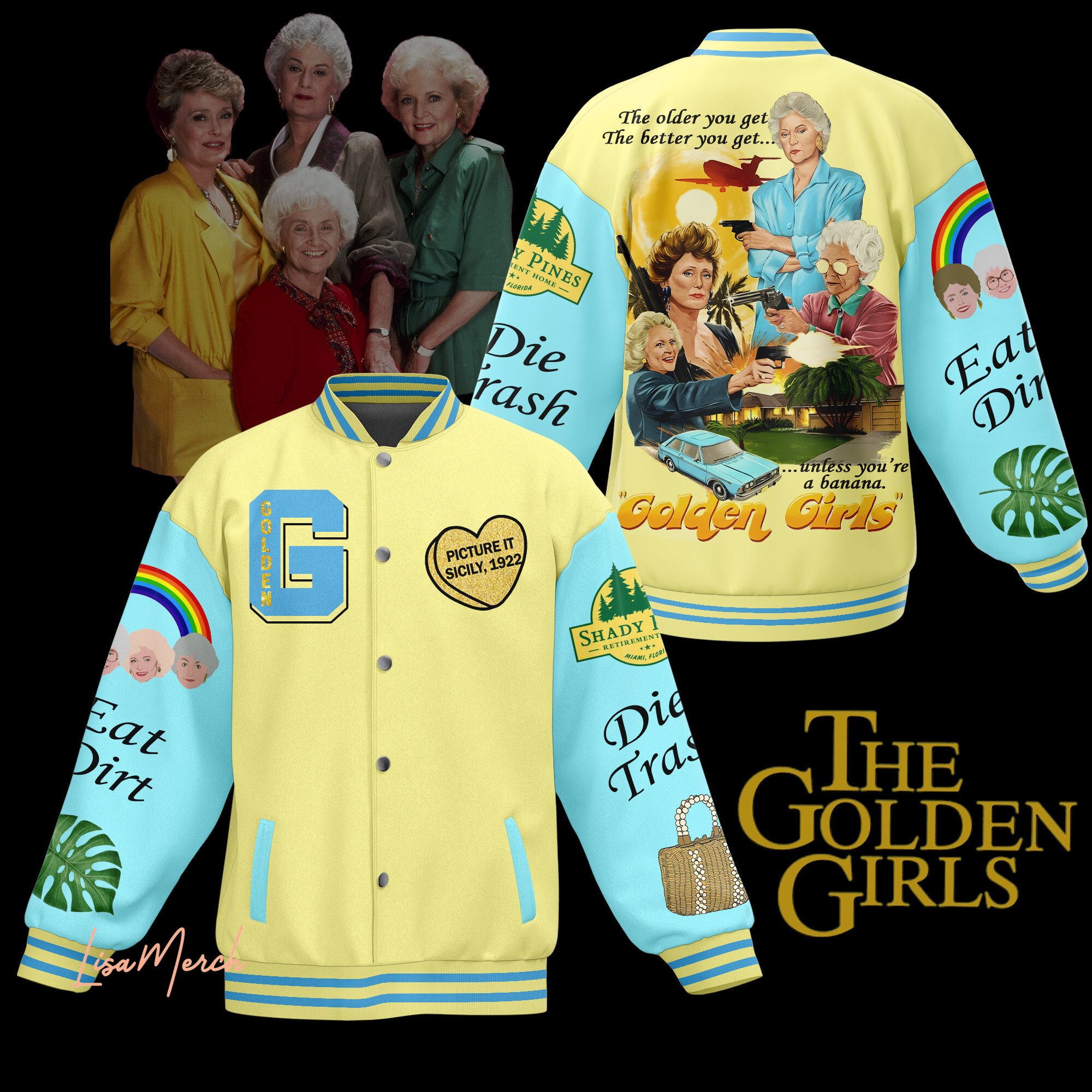 comfimerch the golden girls new bomber baseball jacket for fan o9fq3