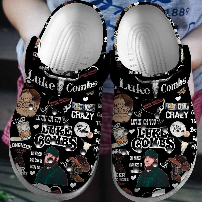 comfortable and breathable luke combs black clogs for kids 26 adults 6u6sm