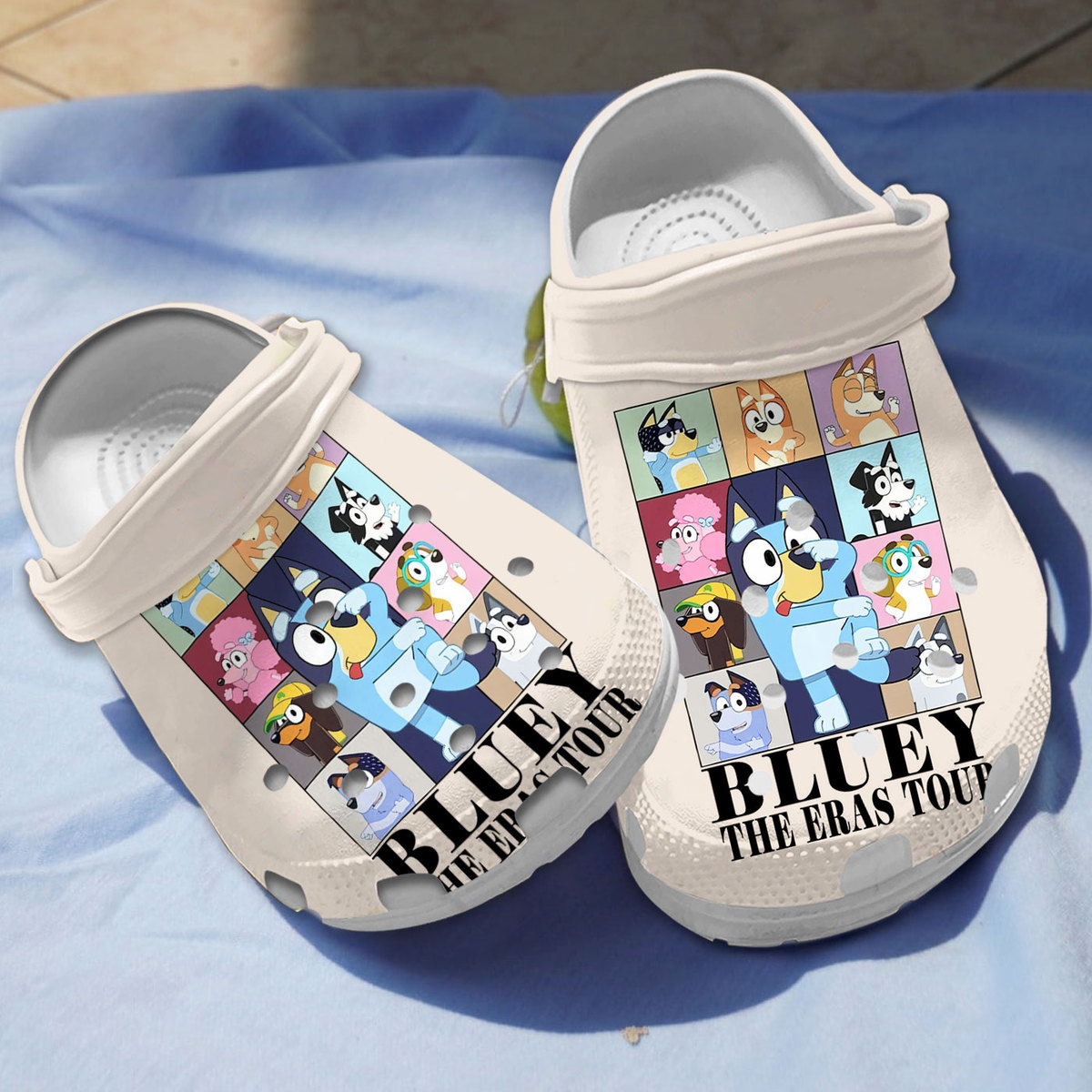 comfortable bluey the eras tour clogs for kids 26 adults 28mdl