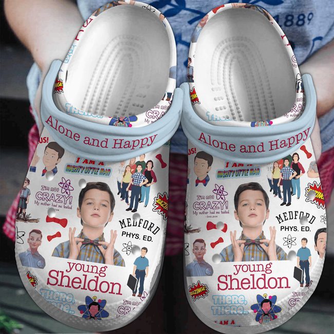 comfortable clogs alone and happy young sheldon unisex slippers zcffc