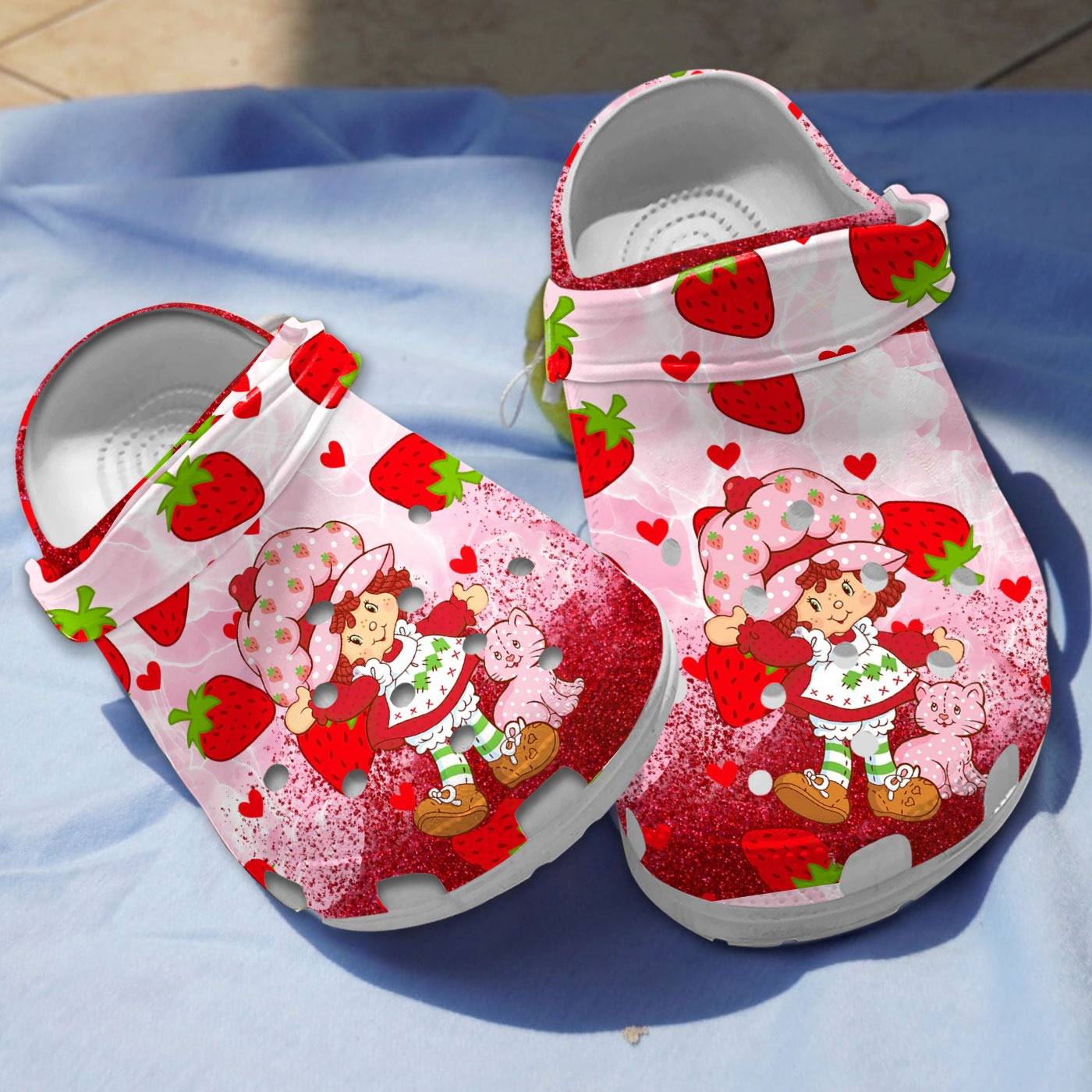 comfortable clogs strawberry shortcake slippers fsqe9